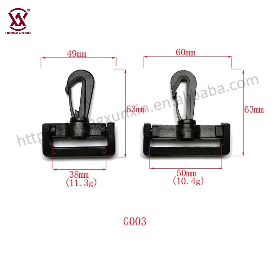 Heavy Duty Plastic Snap Hooks
