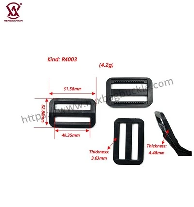 OEM ODM Plastic Webbing Adjuster Tri-glide Buckle